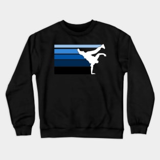 BBOY blue stripes Crewneck Sweatshirt
